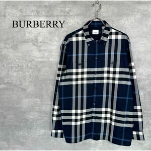 『BURBERRY』バーバリー (L) チェックシャツ