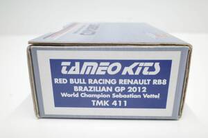 PN07A◆TAMEO 1/43 タメオ TMK 411 Red Bull Renault レッドブル ルノー RB8 ブラジル Brazilian GP 2012 WorldChampion S.ebastian Vettel