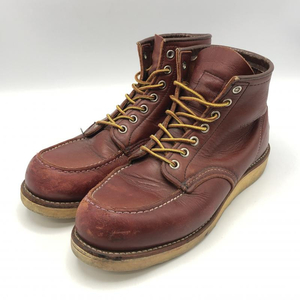 【中古】RED WING ブーツ 7 1/2 9106 ブラウン レッドウィング 2006年USA製 アイリッシュセッター[240024408188]