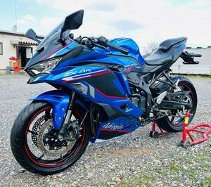 カワサキ ニンジャ ZX-4R SE ZX400P 3,301km 令和05年 ABS ETC付き 予備検承ります！Ninja 中古車体！動画有！