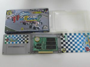 スーパーファミコ スーパーF1サーカス2 Super F1 CIRCUS 2 箱付き 説明書付き 完品 SFC 電池交換済