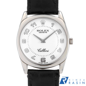 ロレックス チェリーニ 4233/9 ホワイト アラビア M番 中古 メンズ 腕時計