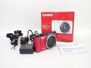 CASIO/カシオ コンパクトデジタルカメラ EXILIM HS EX-ZR1000 RED 説明書・元箱付 1610万画素 § 70D1F-2