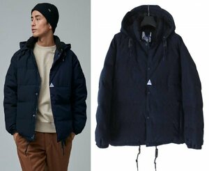 定価5.6万 CAPE HEIGHTS LUTAK JACKET S ケープハイツ 80/20クロス フードダウンジャケット ダークネイビー