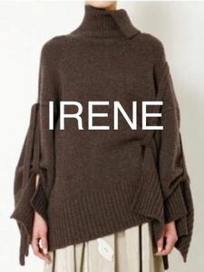 IRENE アイレネ merino wool pull-up knit ニット　アシンメトリック　ニット LE CIEL BLEU 36 221207