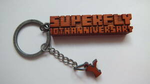 保存品　未使用　依頼品　SUPERFLY　スーパーフライ　10TH ANNIVERSARY キーホルダー　木製　 詳細不明