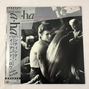 [LP] HUNTING HIGH AND LOW ハンティング・ハイ・アンド・ロウ a〜ha アーハ includes Take On Me P-13153 ワーナー・パイオニア 帯付