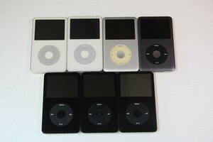 Apple iPod classic 第5世代本体ジャンクまとめて7個セット 30GB/60GB/160GB