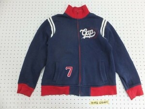 GAP KIDS ギャップ キッズ 裏起毛 ジップ ジャケット 160 紺赤