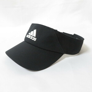 古着 OSFZ(54-57cm) adidas/アディダス ゴルフ サンバイザー 帽子 キャップ ブラック HD7304