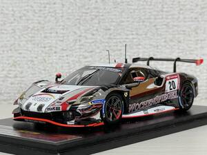 ルックスマート 1/43 フェラーリ 296 GT3 WTM by Rinaldi Racing 2023 ニュルブルクリンク24H