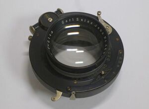 210/4.5 Tessar コンパウンドシャッター付き 座がね付き 大判カメラ用レンズ