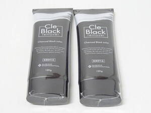 【未開封品】HE-447◆Cle Black remover クレ ブラック リムーバー 除毛クリーム 100g 2点セット グロリアス製薬 未開封品