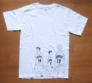 00s / SLAM DUNK スラムダンク 「あれから10日後」2004年イベント限定 湘南5人メンバーTシャツ S 白 流川/三井／宮城/ 桜木/赤木 井上雄彦