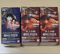 ONE PIECE 頂上決戦　完全新品未開封2BOX