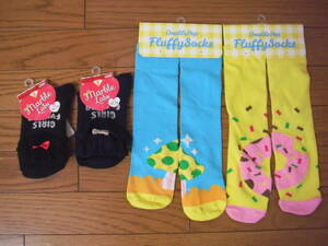 【新品】Marble Labo 2足　Double Pop Fluffy Socks 2足