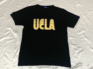 【送料無料 値下げ交渉歓迎】UCLAカリフォルニア大学ロサンゼルス校半袖Tシャツ ブラックイエロー古着黒黄色USAアメリカ野球バスケカレッジ