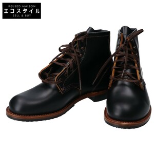 新品未使用 Red Wing レッドウィング 9060 Beckman Flatbox ベックマン フラットボックス ブーツ シューズ US8D ブラック