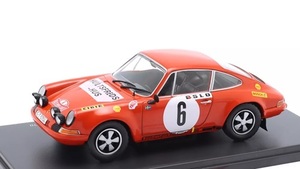 Altaya　1/24　ポルシェ・911S　#6　B．ワルデガルド　1970 ラリー モンテカルロ優勝