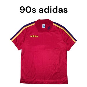 90s adidas　サッカーシャツ　ユニフォームゲームシャツ　アディダス