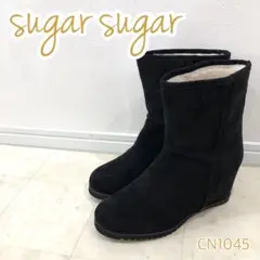 sugar sugar 大きいサイズ　インヒール ハイヒール ムートンブーツ