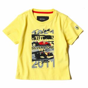 フェラーリ シルバーストーン キッズ Tシャツ イエロー 2才