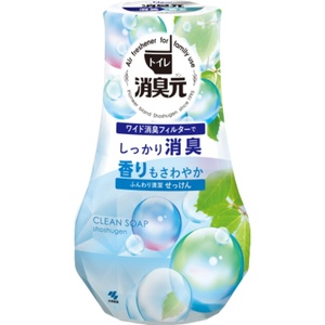 トイレの消臭元ふんわり清潔せっけん400ML