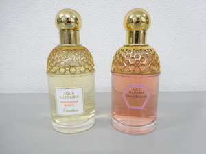 2点セット まとめて 残量多め GUERLAIN ゲラン アクアアレゴリア マンダリン バジリック チェリー ブロッサム 75ml EDT 香水 フレグランス