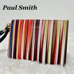 【美品】PaulSmith カードケース パスケース 名刺入れ 定期入れ 社員証