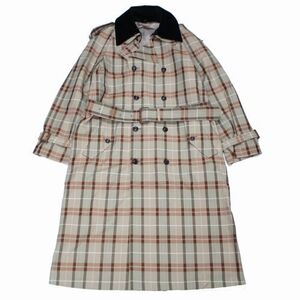 LITTLE BIG リトルビッグ 22AW Trench Coat チェック トレンチ コート 48 ベージュ