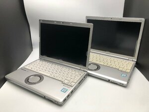 【ハード王】1円～/ノート 2台セット Panasonic CF-SZ6RDYVS/Corei5-第7世代/メモリ不明/ストレージ無/パスロック/12328-D33