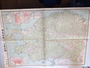 ●K12A●日本交通分県地図●32●岩手県青森県秋田県●昭和2年発行●即決