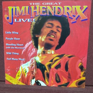 ■T22■　ジミ　ヘンドリクス　のアルバム「THE GREAT JIMI HENDRIX LIVE!」海外盤です。ジム　モリソン一部参加、
