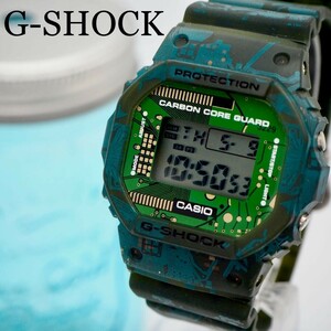 167 G-SHOCK メンズ腕時計 デジタル時計 限定デザイン グリーン