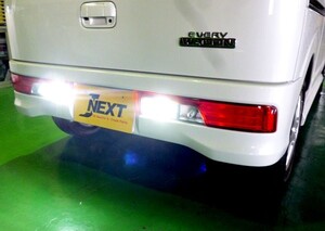 J-NEXT スズキ エブリィ ワゴン(DA17W)用 バックランプ・ナンバー LEDセット SUZUKI 軽バン 軽バンカスタム