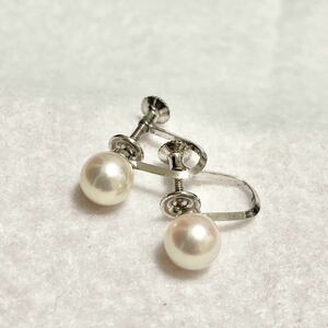 MIKIMOTO ミキモト　本真珠 パールイヤリング 真珠 silver925 ヴィンテージ