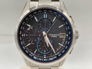 【美品】CASIO カシオ OCEANUS オシアナス OCW-T2600 電波ソーラー チタン メンズ 腕時計