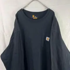 USA古着 カーハート carhartt オーバーサイズ ロンT 黒