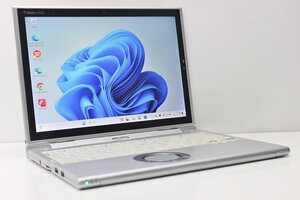 1円スタート ノートパソコン 2in1PC Windows11 Panasonic レッツノート CF-XZ6 第7世代 Core i5 SSD256GB メモリ8GB WPS office搭載