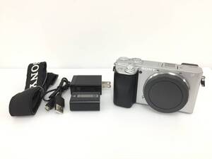 〇【良品】SONY ソニー α6400 ILCE-6400 ミラーレス一眼カメラ ボディ シルバー 動作品