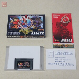 動作保証品 良品 GBA ゲームボーイアドバンス ガーディアンヒーローズ Advance GUARDIAN HEROES AGH TREASURE 箱説ハガキ付【PP