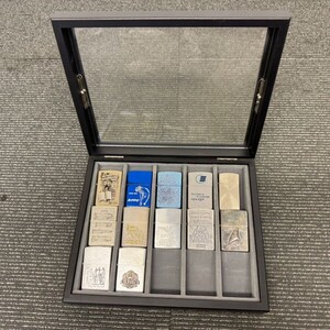 C418-O15-6601 ZIPPO ジッポ コレクションBOX セット オイルライター まとめ 12点入り KODIAK AIR FORCE 他 喫煙具 専用ケース 火花6点有