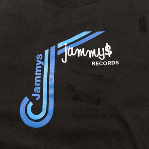 送料無料【Jammys Records】ジャミーズ/ ブラック★選べる5サイズ/S M L XL 2XL/ヘビーウェイト 5.6オンス