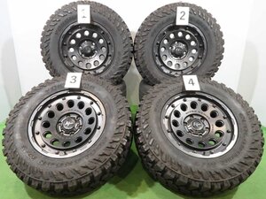 トヨタ FJクルーザー GSJ15W 等 4本 NITRO POWER 17インチ 8J +20 6H PCD139.7 ラジアル ヨコハマ ジオランダー M/T G003 2022年 265/70R17