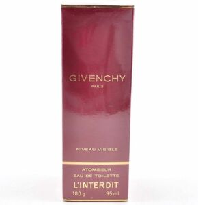 未開封 95ml GIVENCHY ジバンシー NIVEAU VISIBLE Eau de Toilette ニヴオウ ヴィジィブル オードトワレ 香水 ビンテージ 9D032226