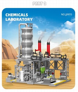 ☆最安値☆ レゴ 互換 化学工場② ジオラマ 建物 工場 717ピース