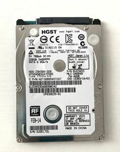 320GB HDD SATA 2.5インチHDD HGST HTS545032A7E685 ハードディスクドライブ ②