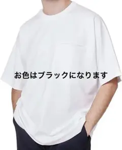 [AIM] エイムオム Tシャツ 透けない メンズ 半袖 ビッグシルエット