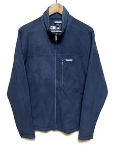 17年製 patagonia パタゴニア マイクロD ジャケット サイズL★ネイビー 紺 フルジップ フリース 企業ロゴ刺繍 アウトドア 人気 26171SP17