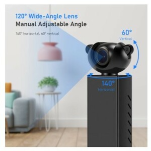 バッテリー付き 2mp ミニ監視カメラ wifi 1080p ビデオ録画 暗視